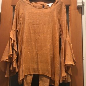 Bohemian style blouse.